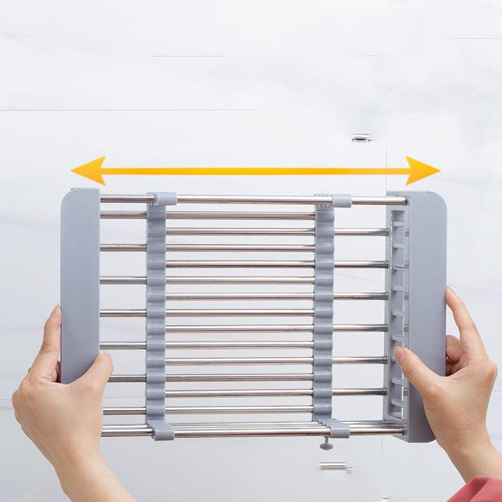 Multifunctional Dish Drying Rack - FlexRack-Grey-State of Style