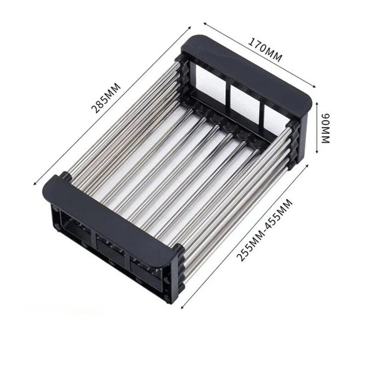 Multifunctional Dish Drying Rack - FlexRack-Grey-State of Style