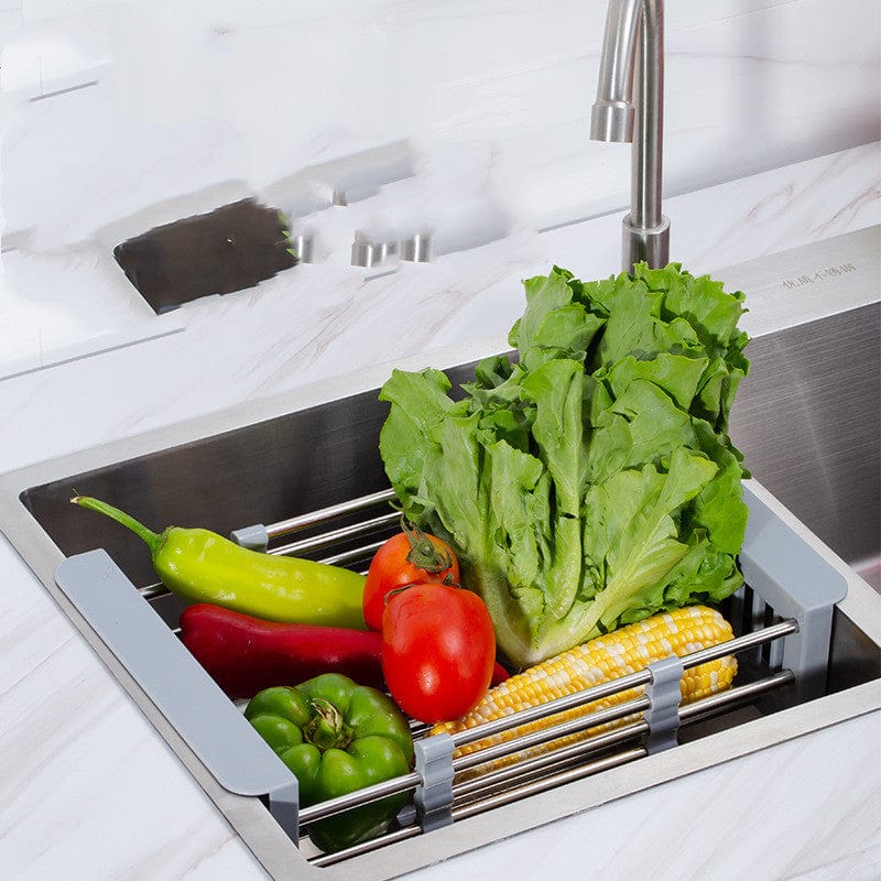 Multifunctional Dish Drying Rack - FlexRack-Grey-State of Style