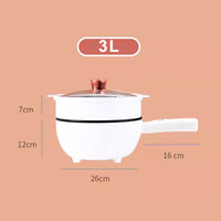 Multifunctional Electric Frying Pan with Steamer - CookEase-State of Style