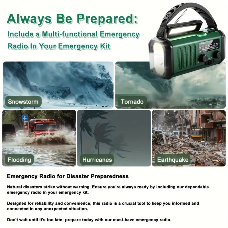 Multifunctional Emergency Radio - SurvivorPower-State of Style