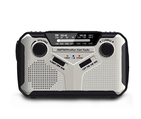 Multifunctional Emergency Radio with Charging Options - SafeSignal-2500mAh-State of Style