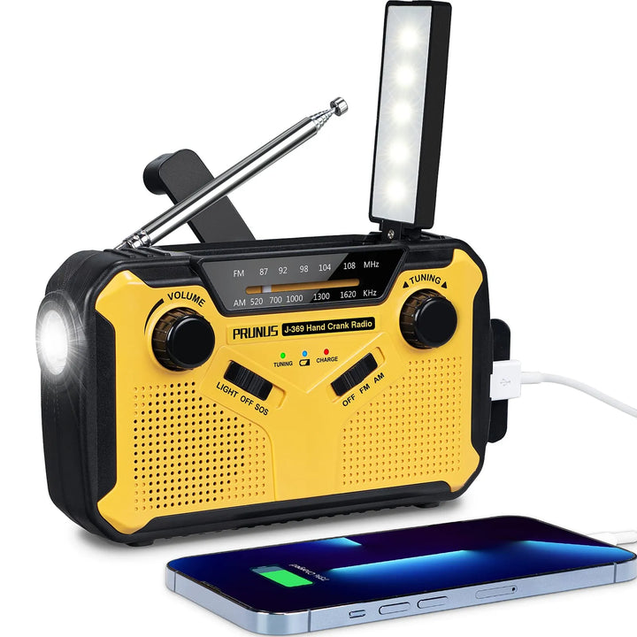 Multifunctional Emergency Radio with Charging Options - SafeSignal-3000mah-State of Style