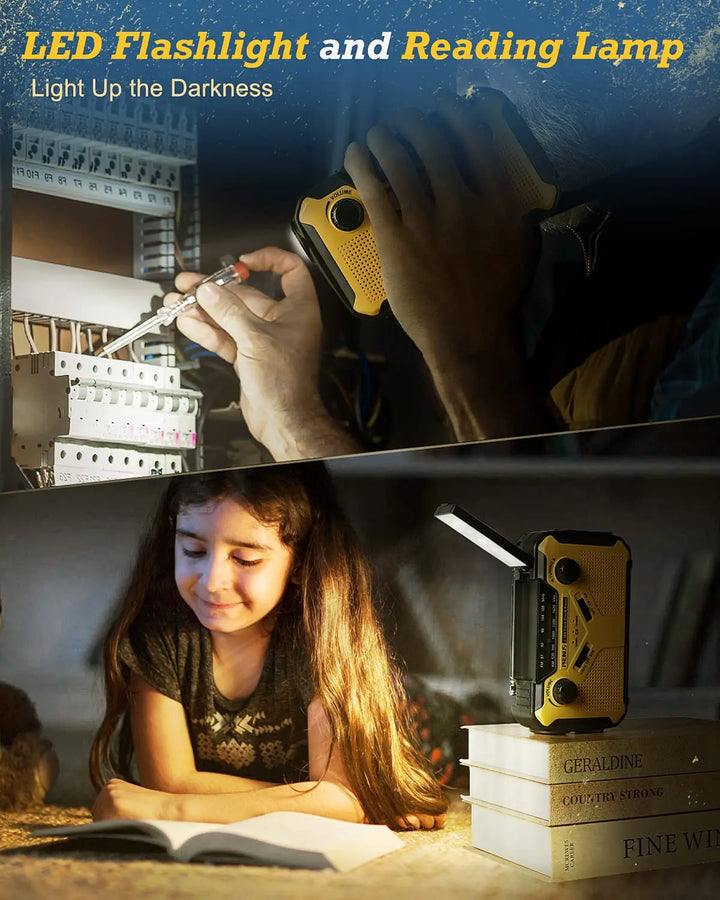 Multifunctional Emergency Radio with Charging Options - SafeSignal-DAB 5000mah-State of Style