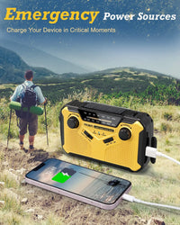 Multifunctional Emergency Radio with Charging Options - SafeSignal-DAB 5000mah-State of Style