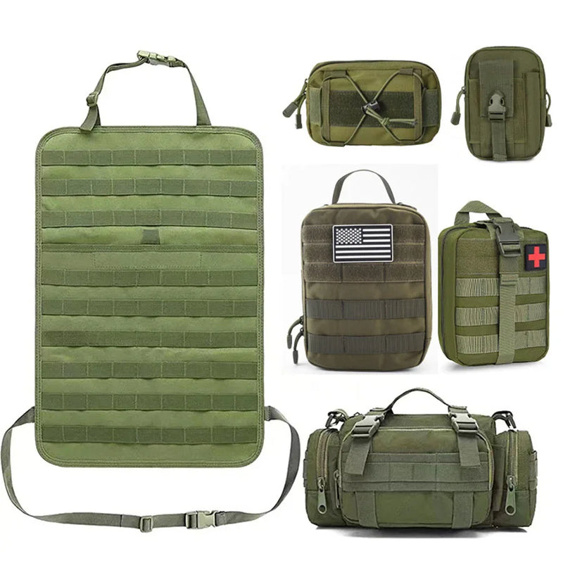 Multifunctional Hanging Car Organizer - TactiGear-Green-State of Style