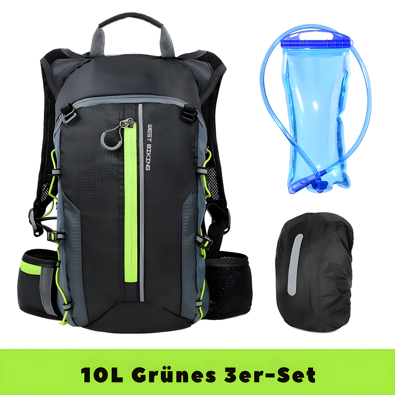 Multifunctional Hydration Backpack - HydroRide-Green-State of Style