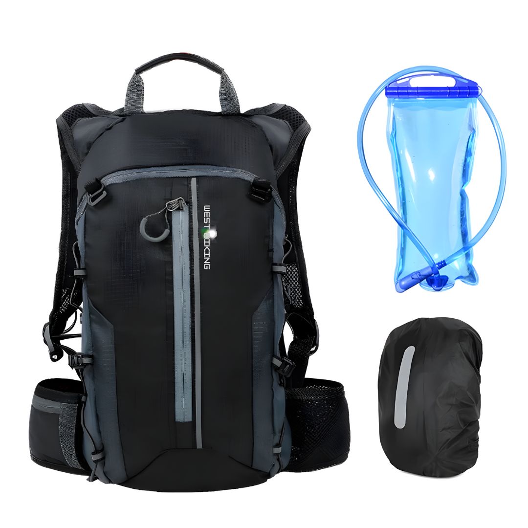Multifunctional Hydration Backpack - HydroRide-Grey-State of Style