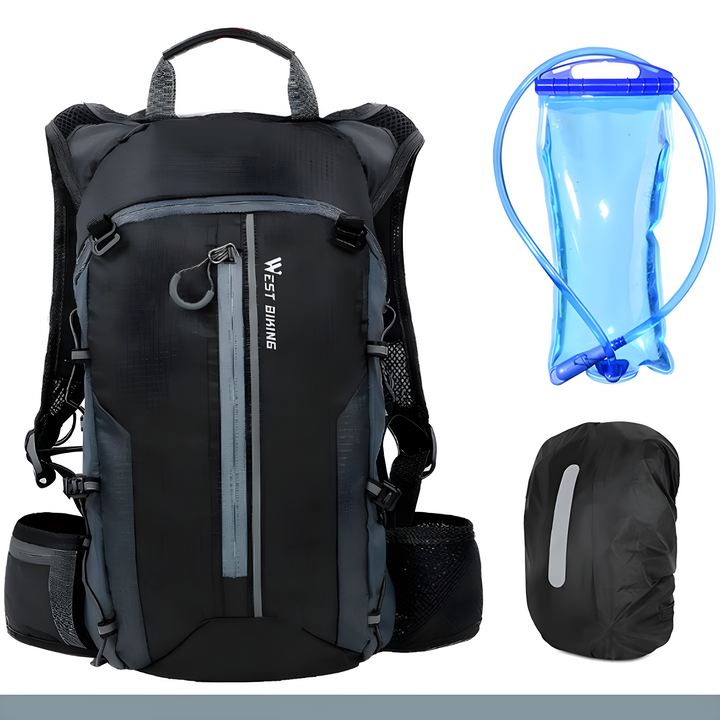 Multifunctional Hydration Backpack - HydroRide-Grey-State of Style