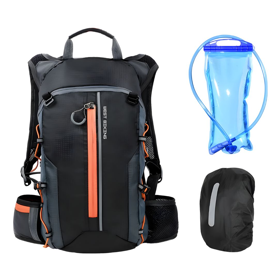 Multifunctional Hydration Backpack - HydroRide-Orange-State of Style