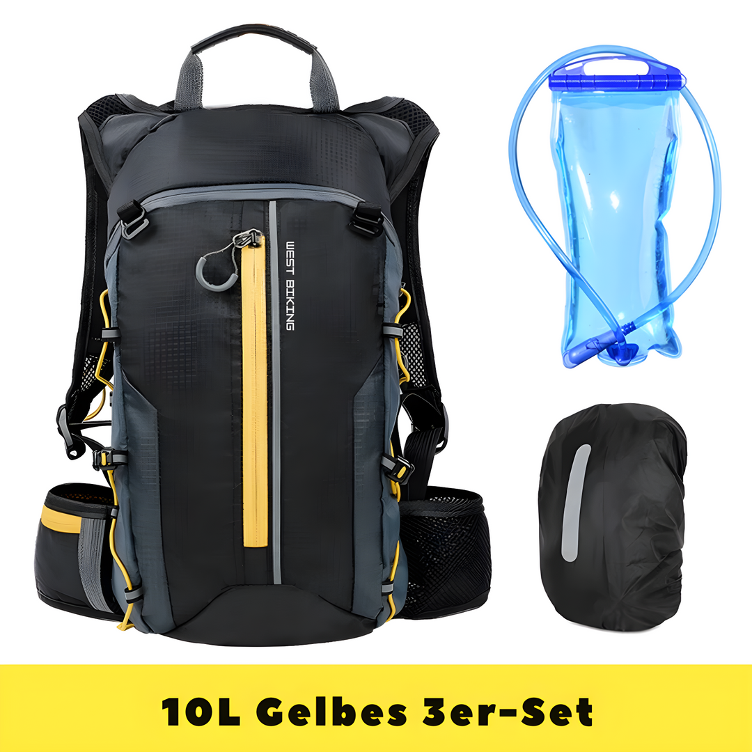 Multifunctional Hydration Backpack - HydroRide-Yellow-State of Style
