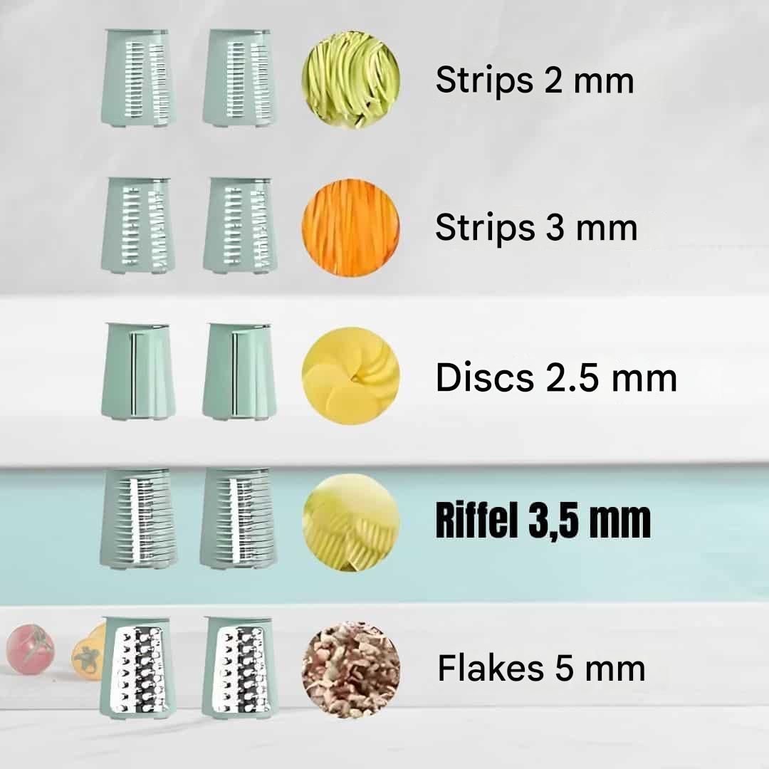 Multifunctional Kitchen Grater & Chopper – SliceMaster-Green-State of Style