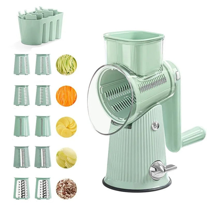Multifunctional Kitchen Grater & Chopper – SliceMaster-Green-State of Style