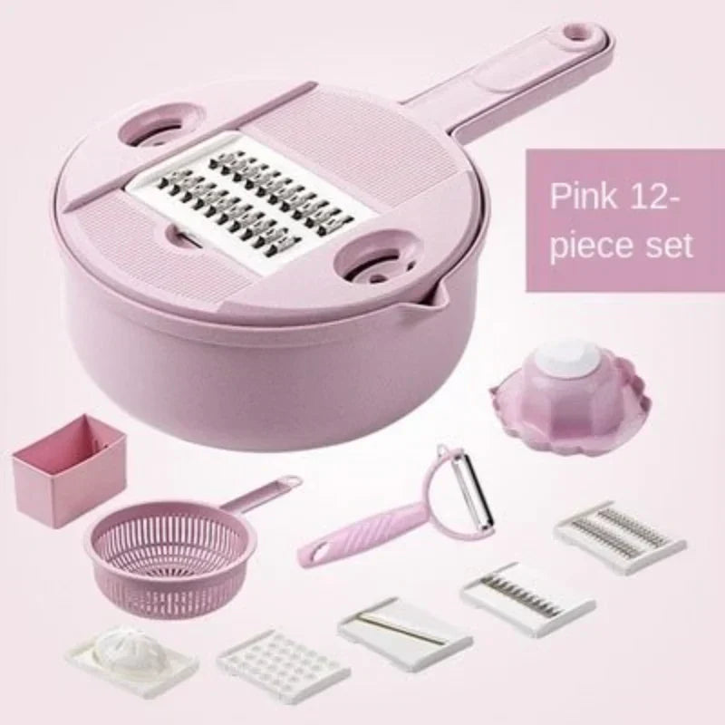 Multifunctional Vegetable Slicer - SliceMaster-Blue-State of Style