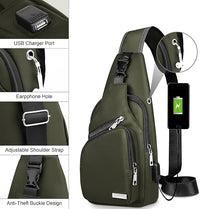 Multifunctional Waterproof Sling Bag - WaveSling-Black-State of Style