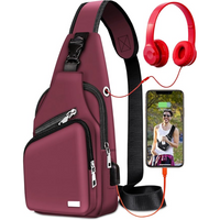 Multifunctional Waterproof Sling Bag - WaveSling-Black-State of Style