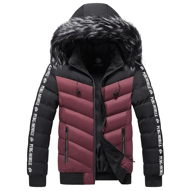 Multifunctional Wind Jacket with Detachable Hood - Luca-Red-M-State of Style