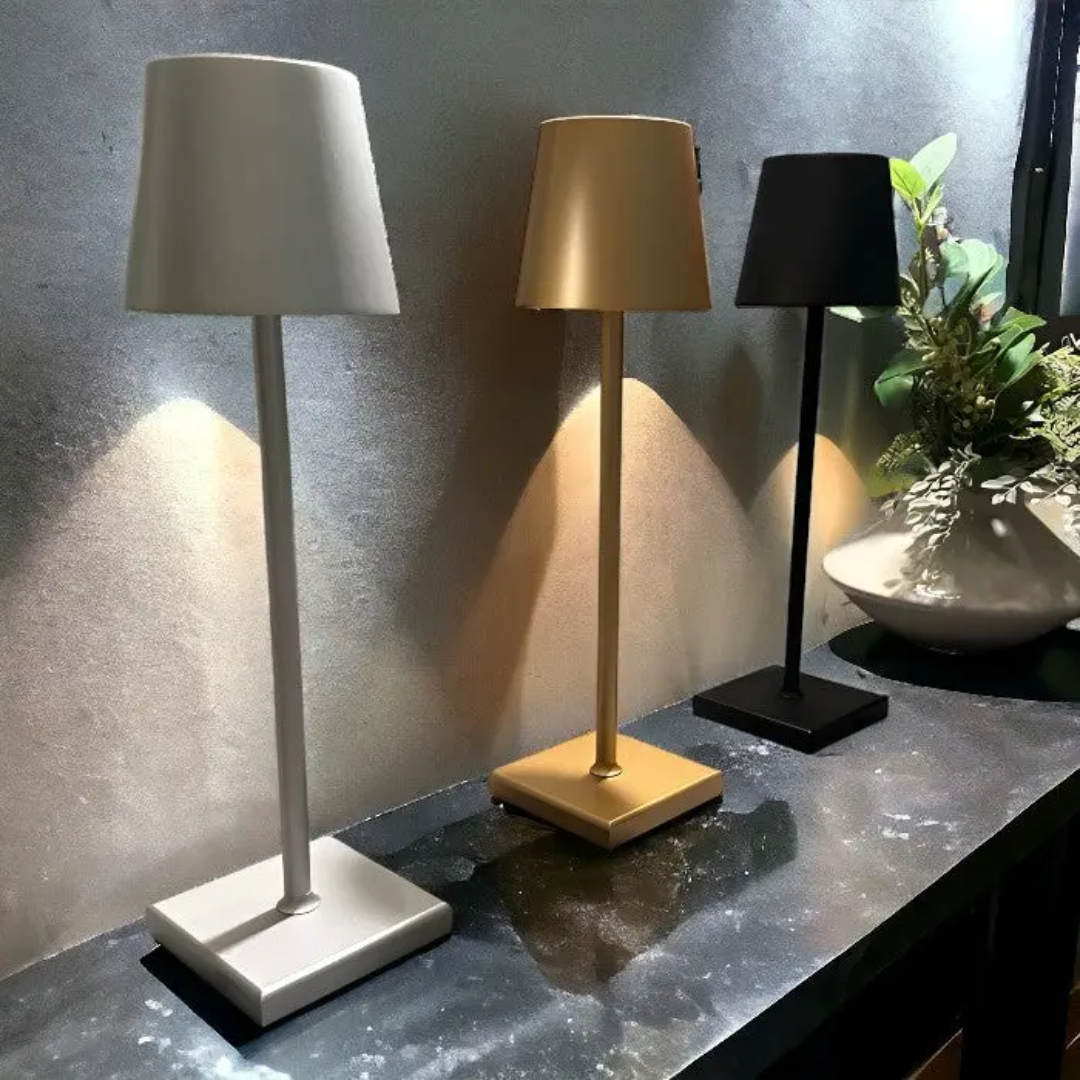Multifunctional Wireless Rechargeable Table Lamp - NordicAura-White-State of Style