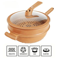 Multifunctional Wok Pan with Non-Stick Coating – CookFlex-State of Style