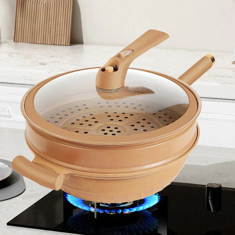 Multifunctional Wok Pan with Non-Stick Coating – CookFlex-State of Style