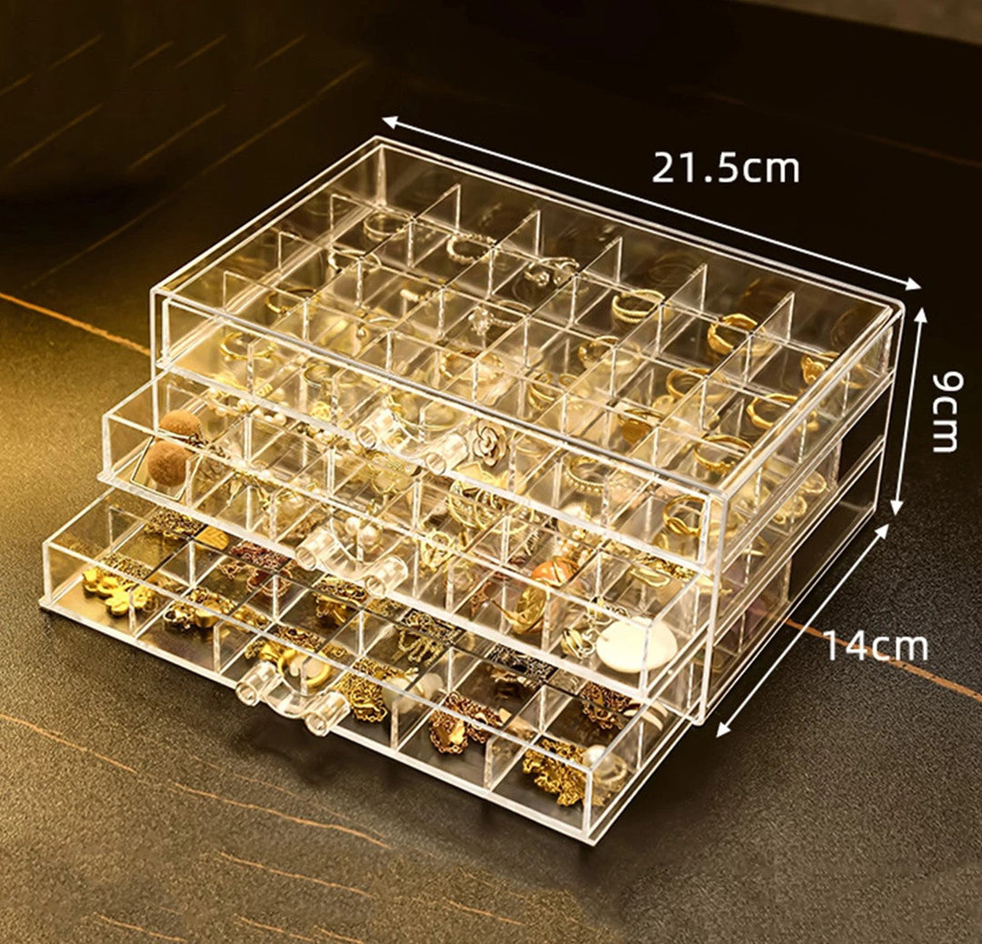 Multilayer Acrylic Jewellery Organizer-3-State of Style