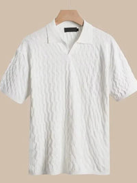 Muscle Fit Knit Polo Shirt | Soft & Stylish-White-Small (Sold out!)-State of Style