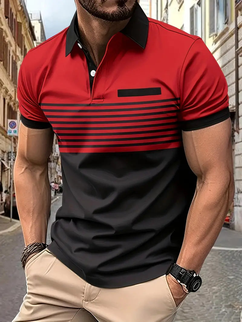 Muscle Fit Polo | Premium Comfort-Burgundy-S-State of Style