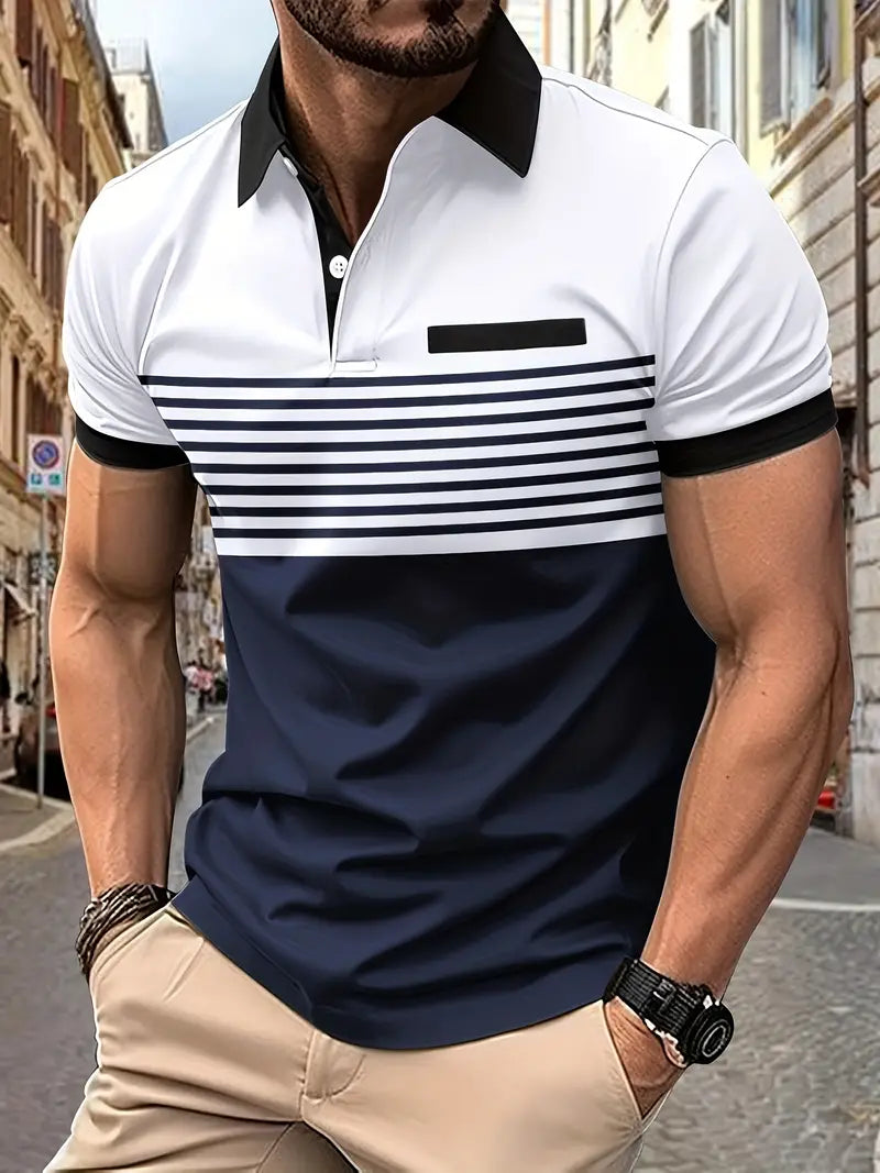 Muscle Fit Polo | Premium Comfort-White-S-State of Style