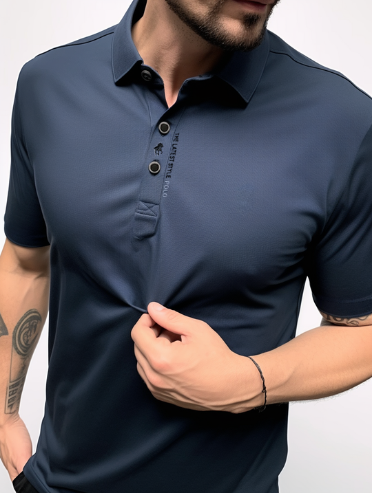 Muscle Fit Polo Shirt | Stylish & Comfortable-Navy-XS-State of Style