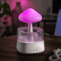 Mushroom Clouds Rain Humidifier - CalmCloud-Wood-State of Style