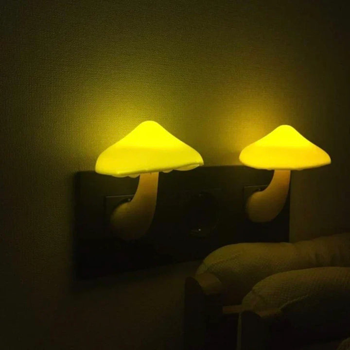 Mushroom-shaped Plug-in Night Light – GlowShroom-State of Style