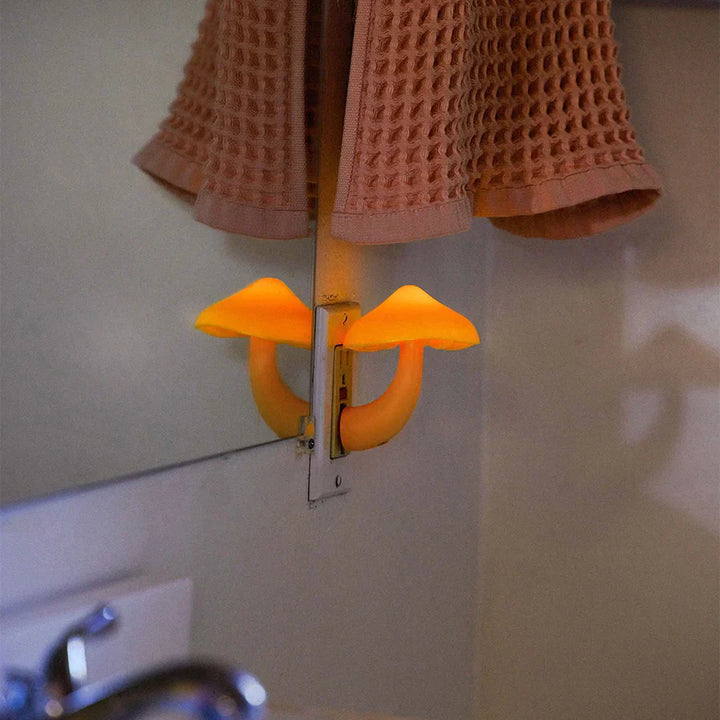 Mushroom-shaped Plug-in Night Light – GlowShroom-State of Style