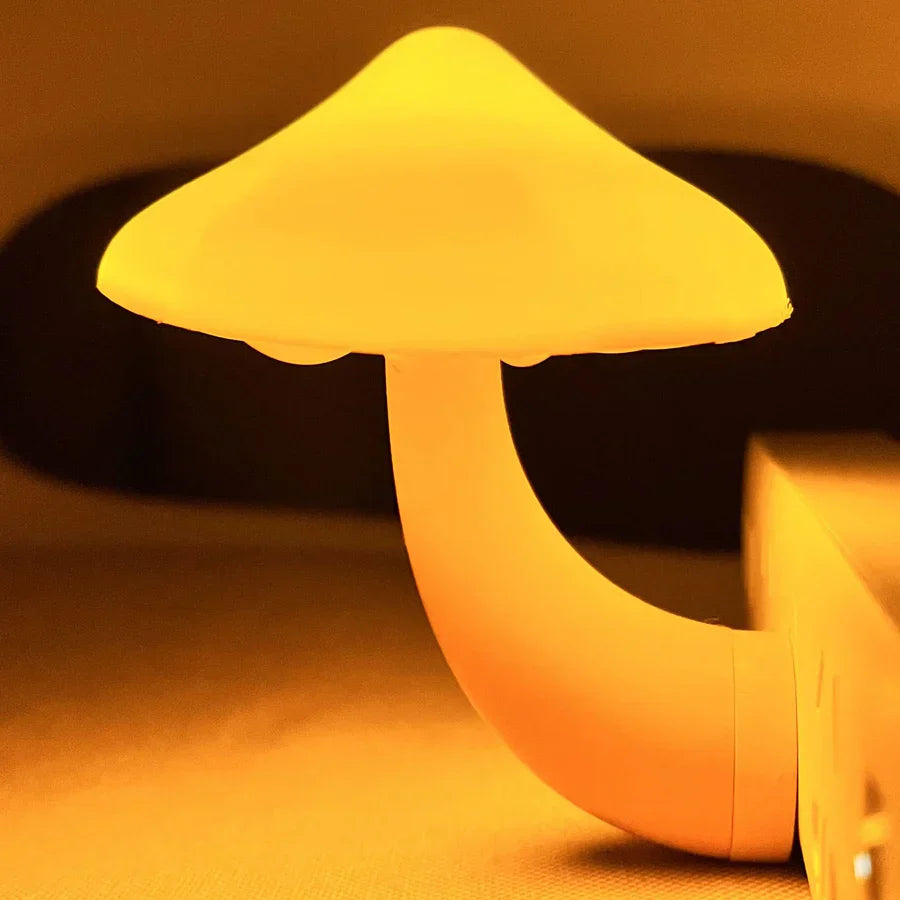 Mushroom-shaped Plug-in Night Light – GlowShroom-State of Style