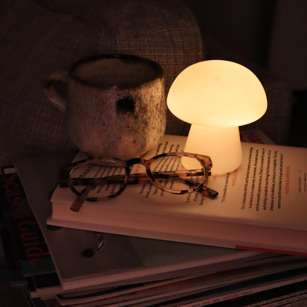 Mushroom-Shaped Porcelain Night Light - MushGlow-State of Style