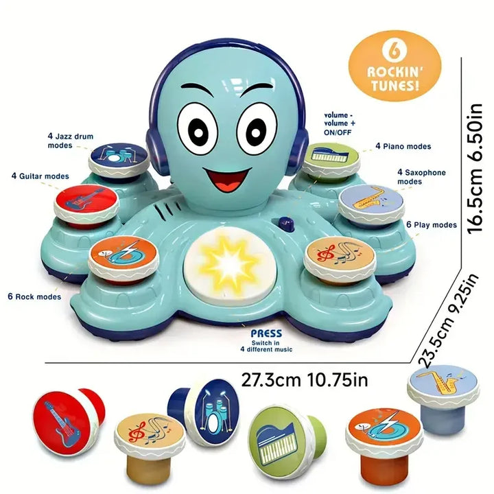 Music and Dance Fun for Young Musicians - GroovyPus-Blue-State of Style