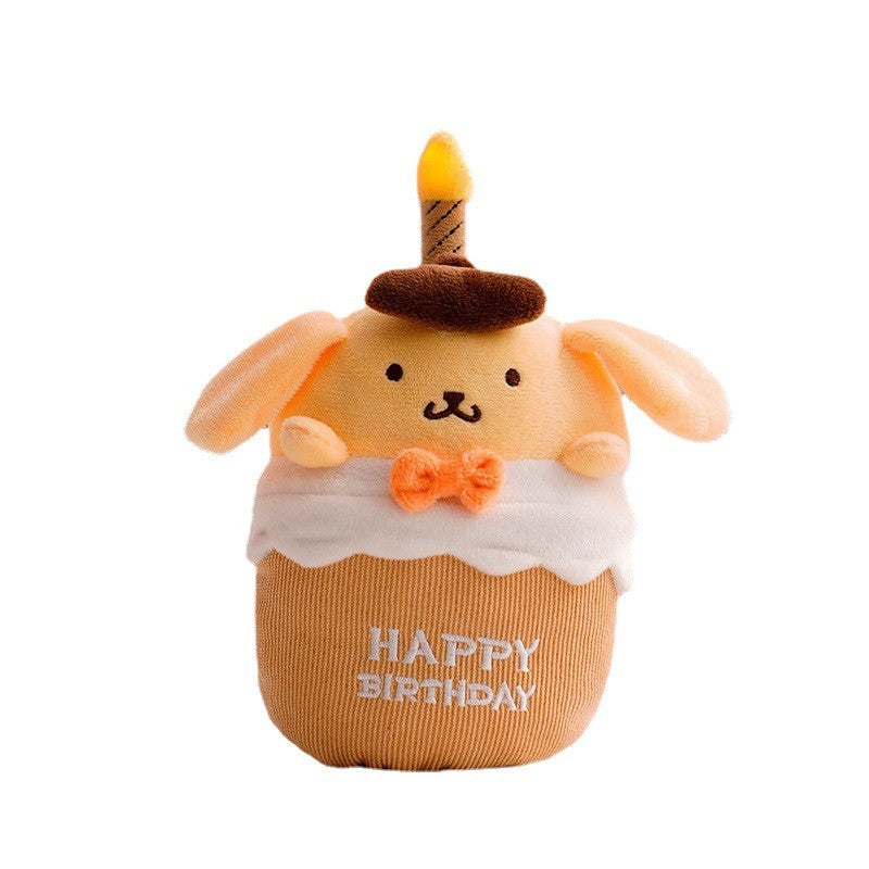 Musical Birthday Cake Plush with Light and Sound - GlowCake-Pom Pom Purin-State of Style