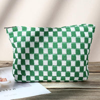 Must-Have Geruite Make-up Tas Set-Rood-State of Style