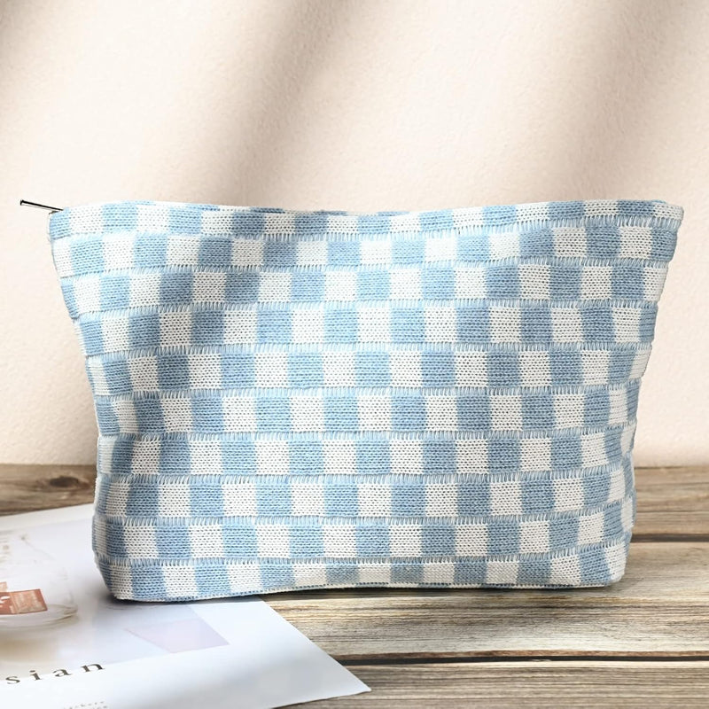 Must-Have Geruite Make-up Tas Set-Rood-State of Style