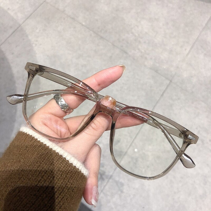 Myopic Diopter Glasses with Blue Light Protection - FocusFrame-Transparent Grey-0 (Anti-Blue)-State of Style