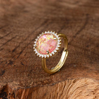Mystical Shine Cocktail Ring – Elowen-Blue-State of Style