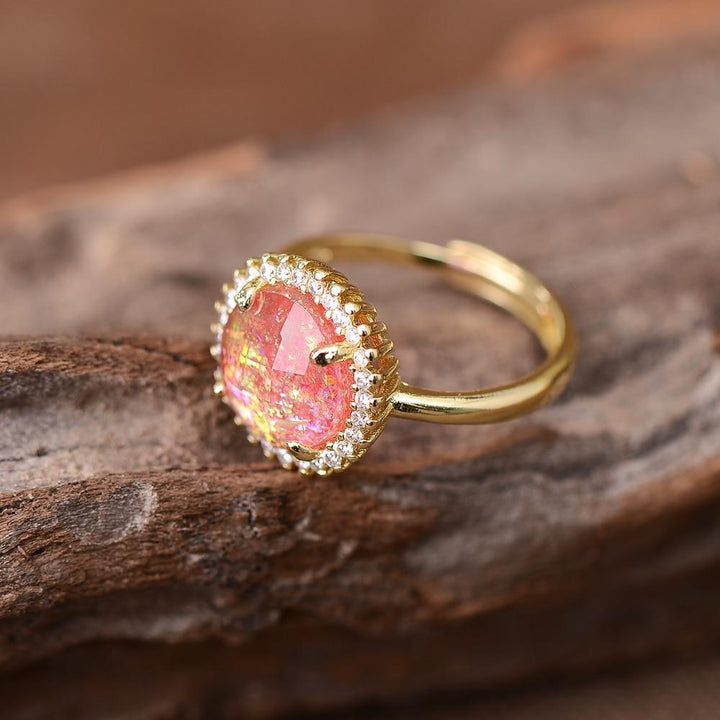 Mystical Shine Cocktail Ring – Elowen-Red-State of Style