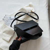 Nadine Traditional Bag – Double-Layered Flap Shoulder Bag-Black-State of Style