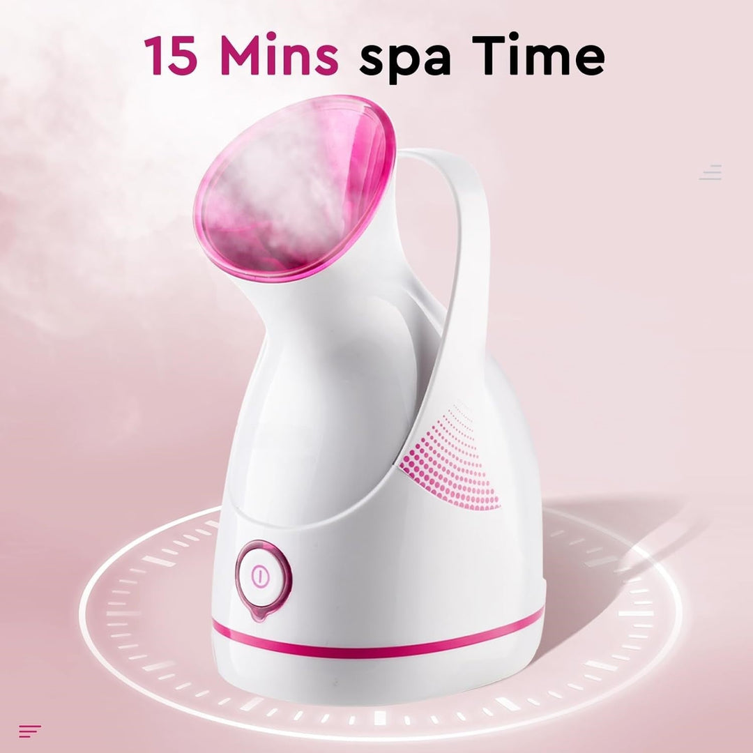Nano Ionic Facial Steamer – Deep Cleanse & Hydrate Your Skin!-Pink-State of Style