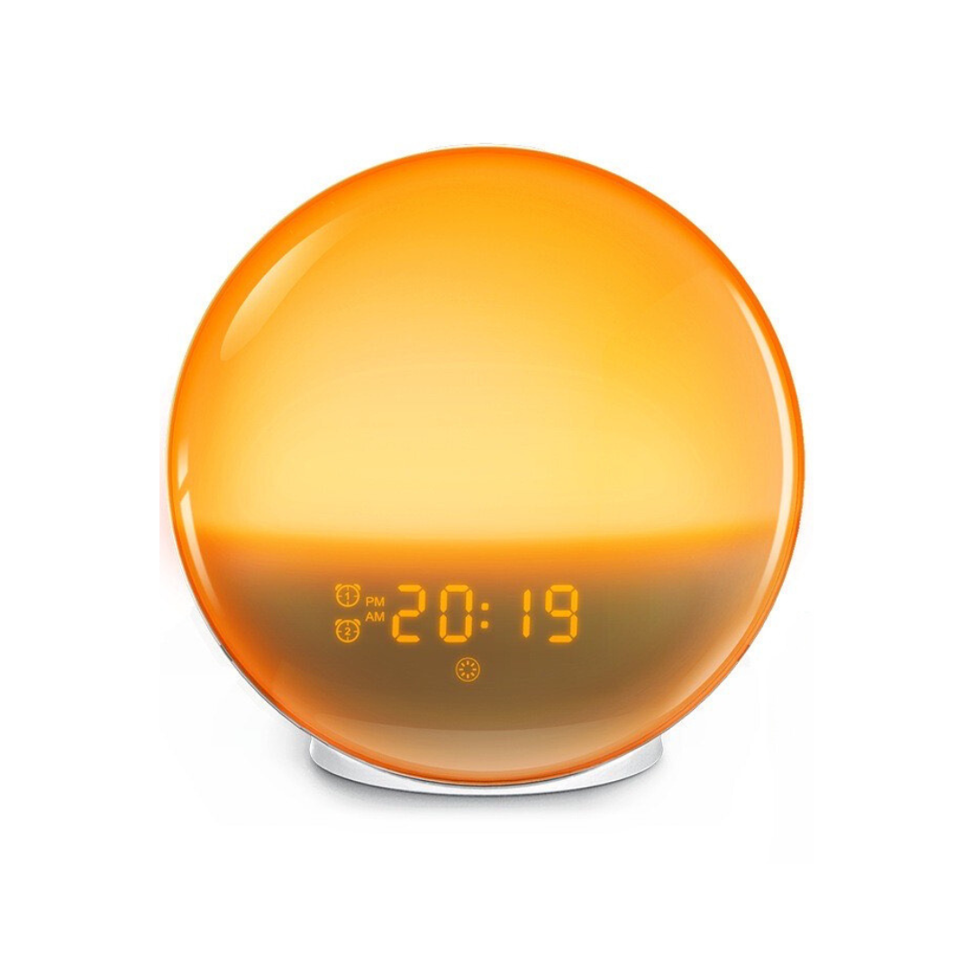 Natural Alarm Clock Radio with Wake-Up Light - GlowRise-State of Style