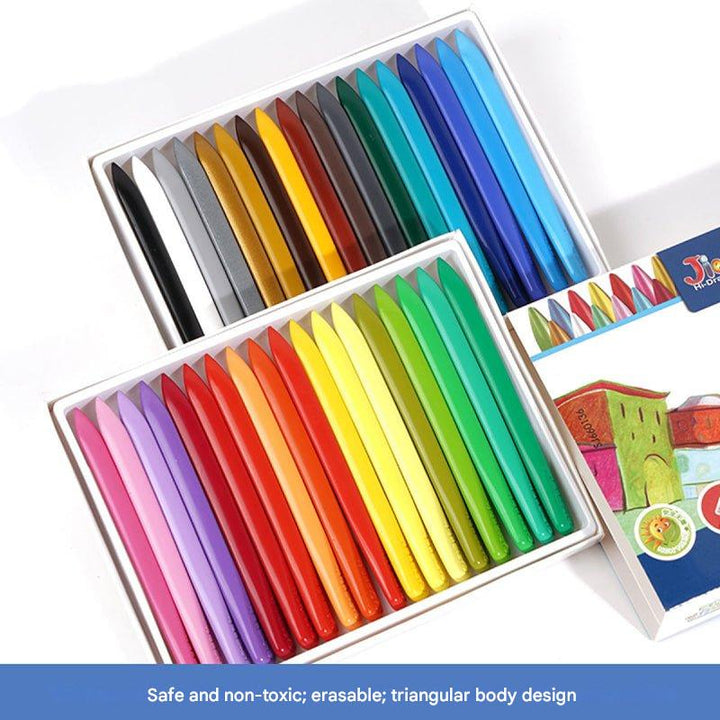 Natural Colourful Wax Crayons - EcoCrayons-12 Colours-State of Style