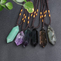 Natural Crystal Amethyst Healing Necklace - Lyra-Amethyst-State of Style