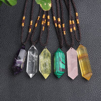 Natural Crystal Amethyst Healing Necklace - Lyra-Amethyst-State of Style
