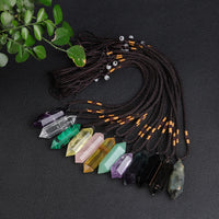 Natural Crystal Amethyst Healing Necklace - Lyra-Amethyst-State of Style