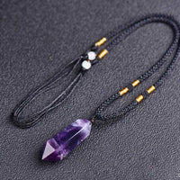Natural Crystal Amethyst Healing Necklace - Lyra-Amethyst-State of Style