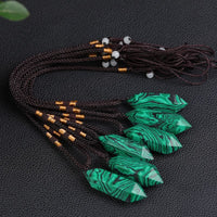 Natural Crystal Amethyst Healing Necklace - Lyra-Malachite-State of Style